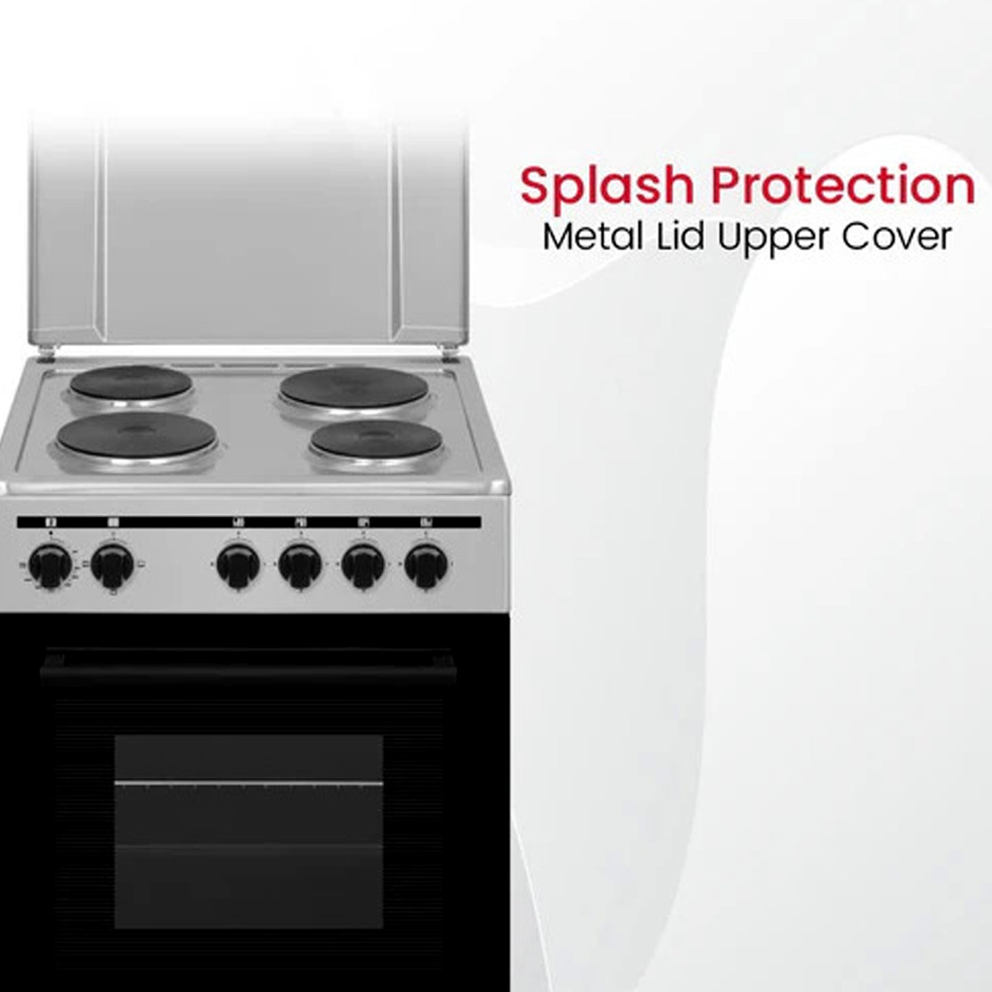 Nobel 50X50 Cm 4 Burner Electric Cooker, NGC5400-S