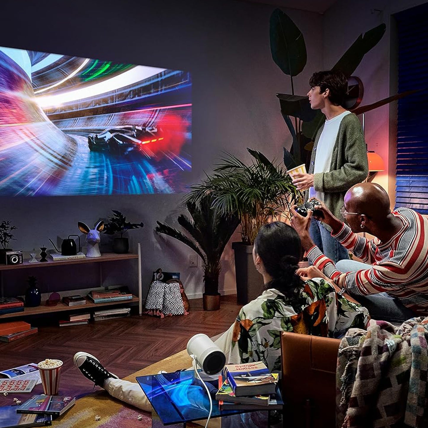 Samsung 30-100" The Freestyle LED Portable Projector, SP-LFF3CLAX