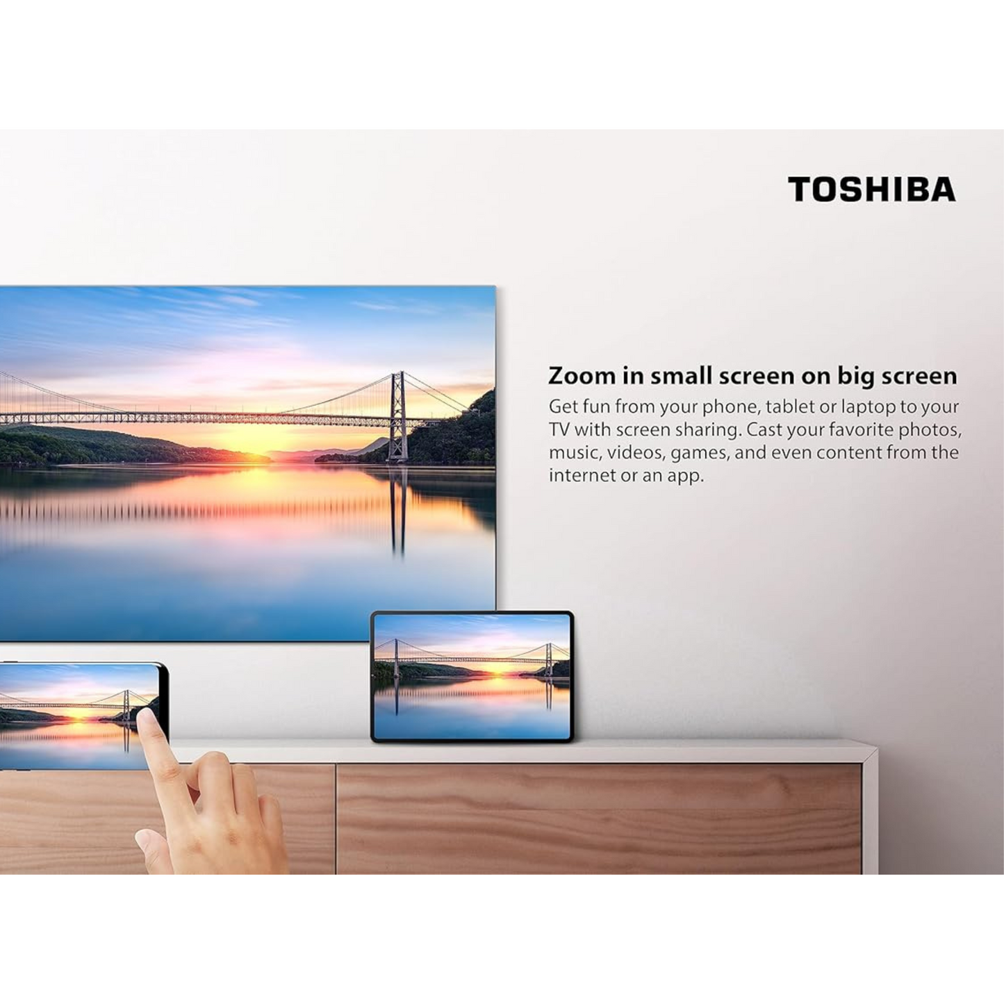 Toshiba 75 inch Smart Fire TV - 4K, 75C350LW
