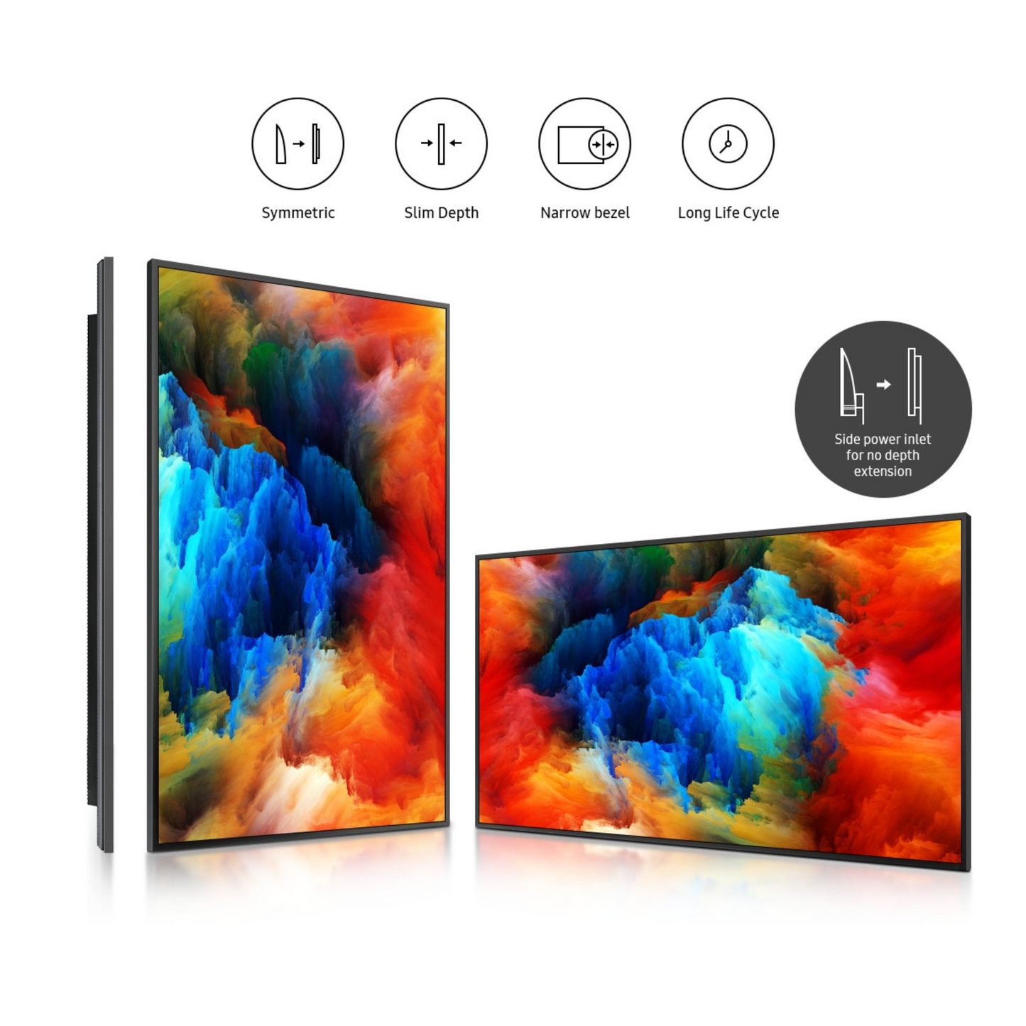 Samsung 98 Inch Professional Smart Signage - 4K, 98QMT-B