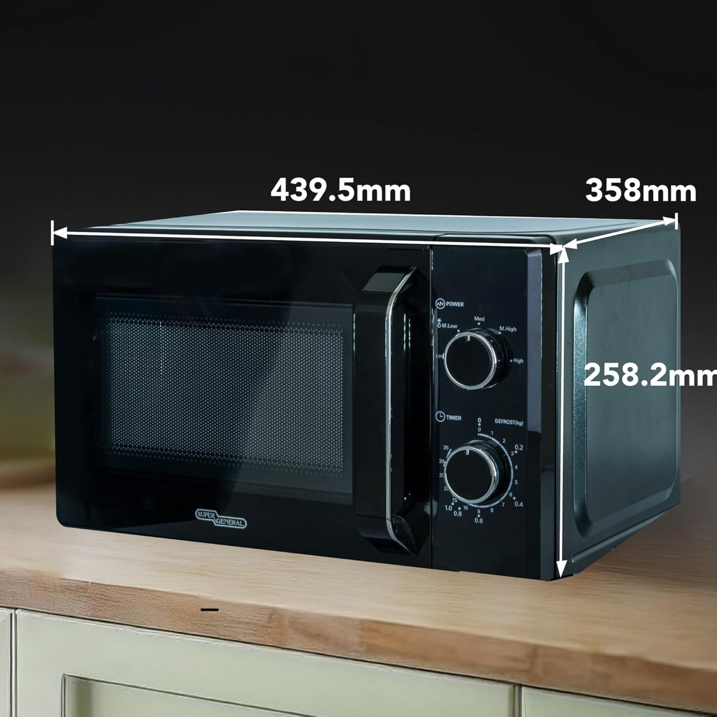 Super General 20L Microwave Oven, SGMM921NHB