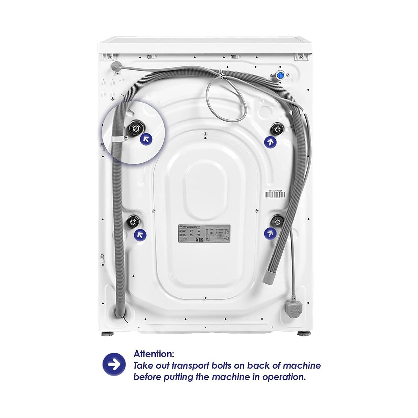Super General 7KG Fully Automatic Washing Machine, SGW7310EDM