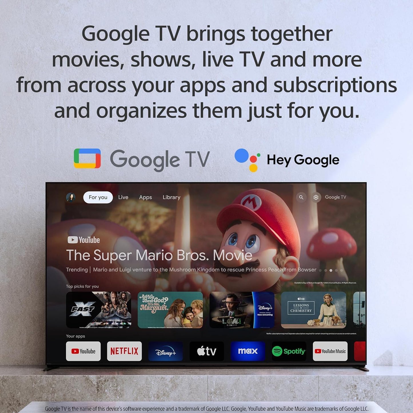 Sony 65 inch Android Smart TV - 4K, 65X9500H