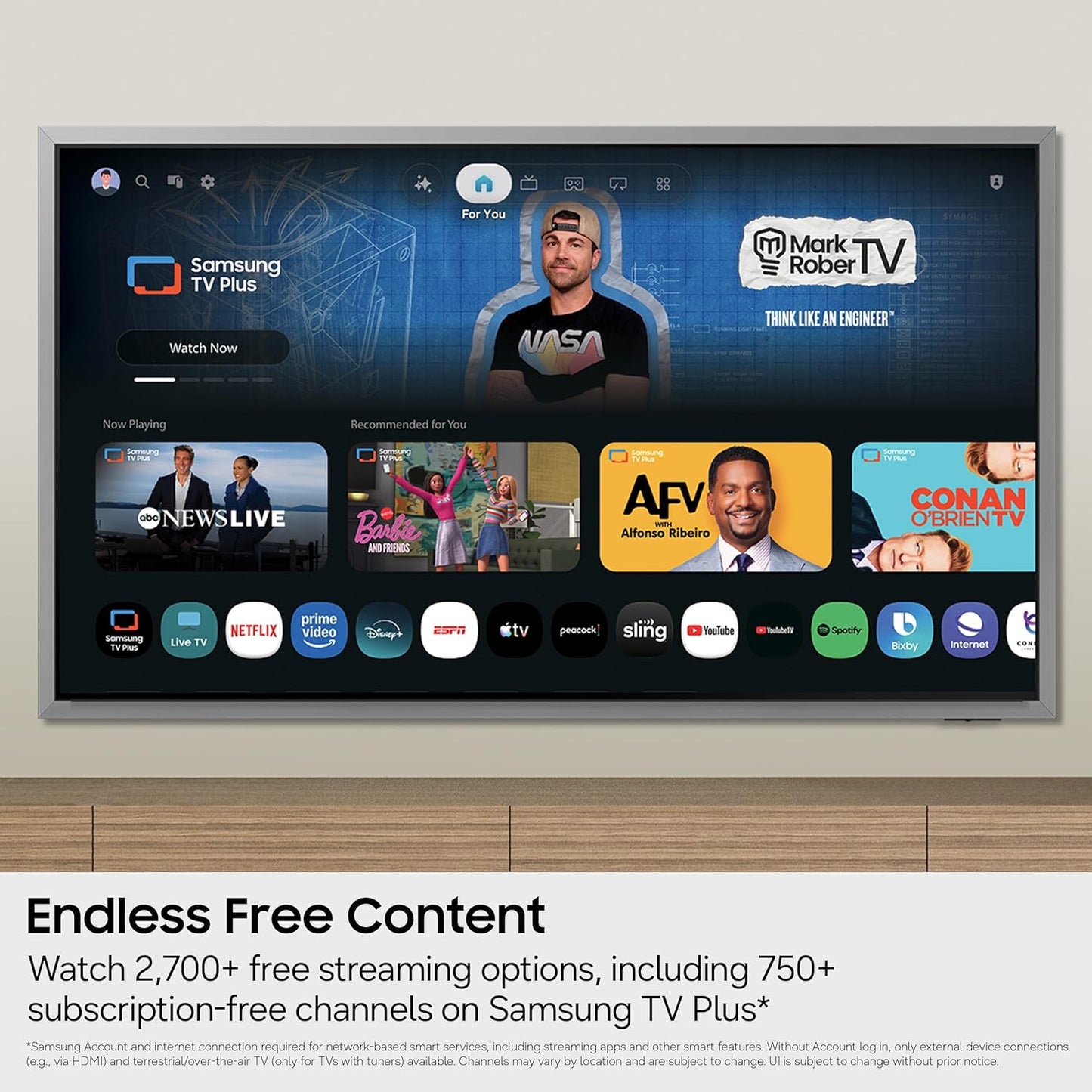 Samsung 50 inch Mini LED Smart TV - 4K, 50M75H