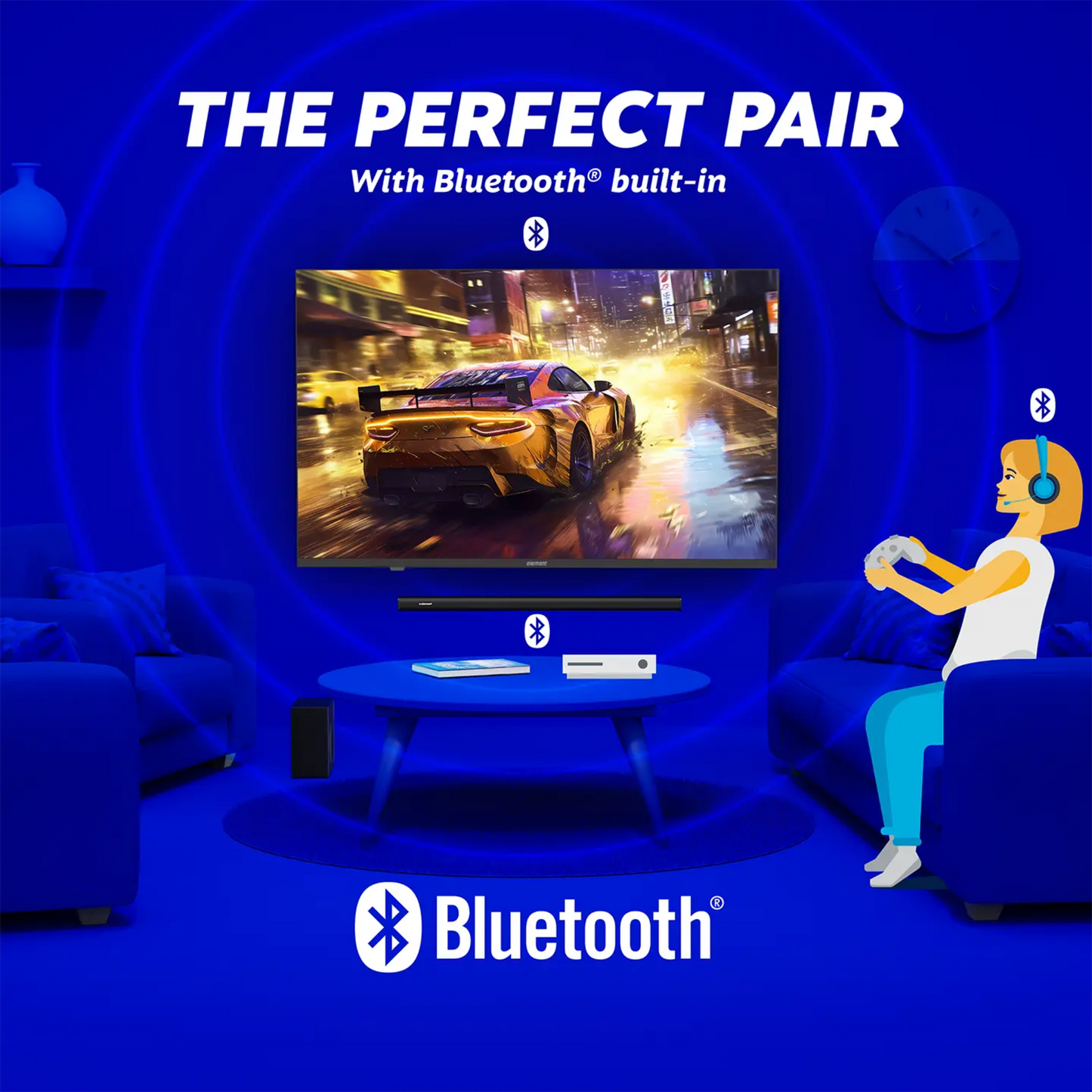 Element 55 inch Smart TV - 4K - 120Hz, E550AE55C