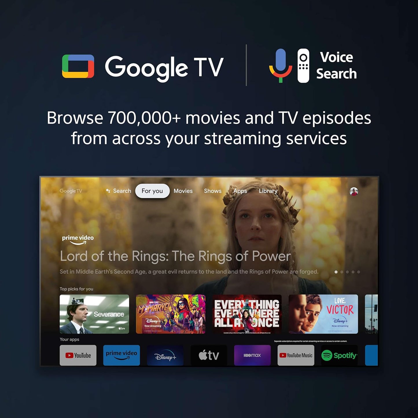 Sony 55 inch Smart Android TV - 4K, 55X80L