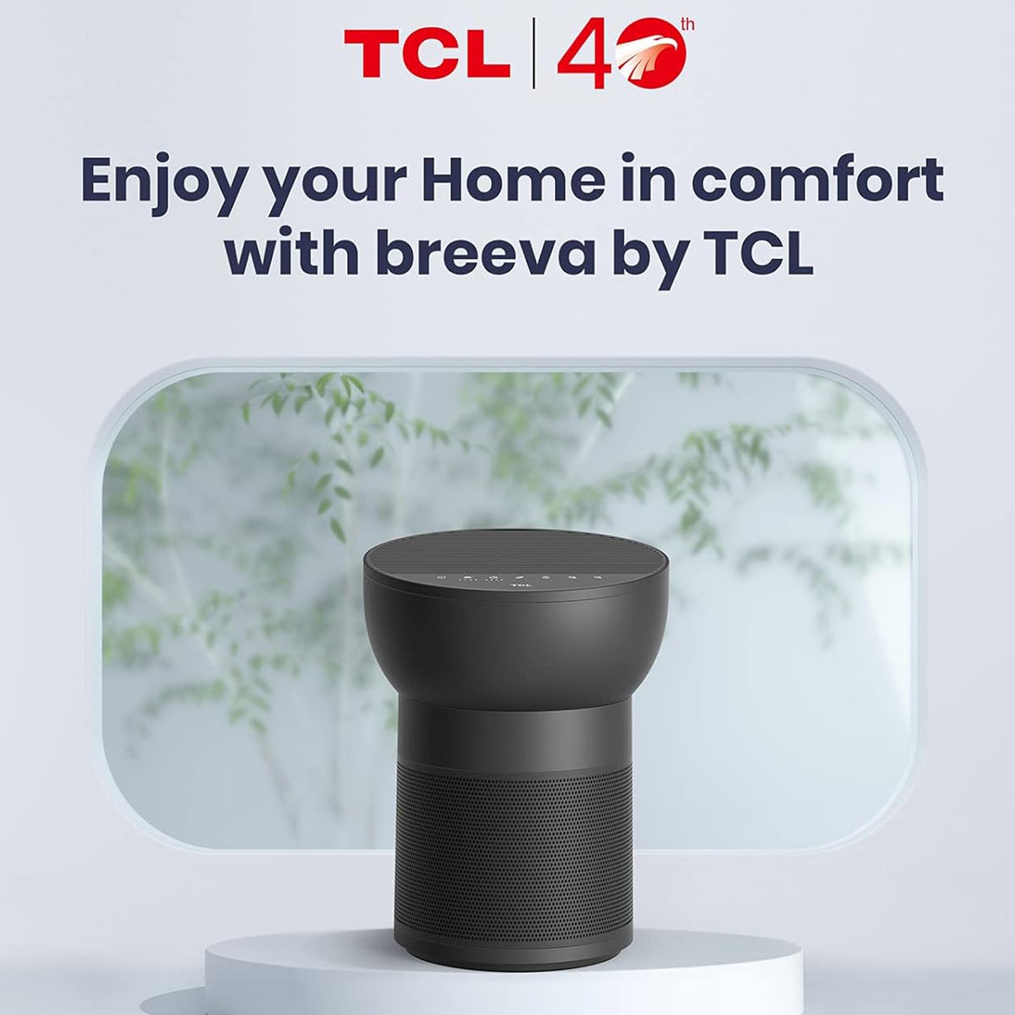 TCL Breeva A2 Smart Air Purifier with 4-Stage Clean, A2