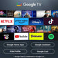 TCL 75 inch Android Smart QLED TV - 4K, 75P7K