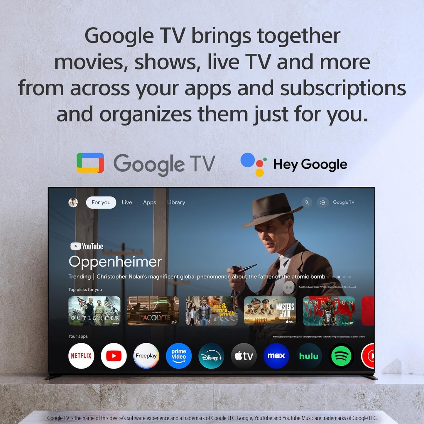 Sony 65 inch Bravia 5 Android Smart Mini LED TV - 4K - 120Hz, 65XR50