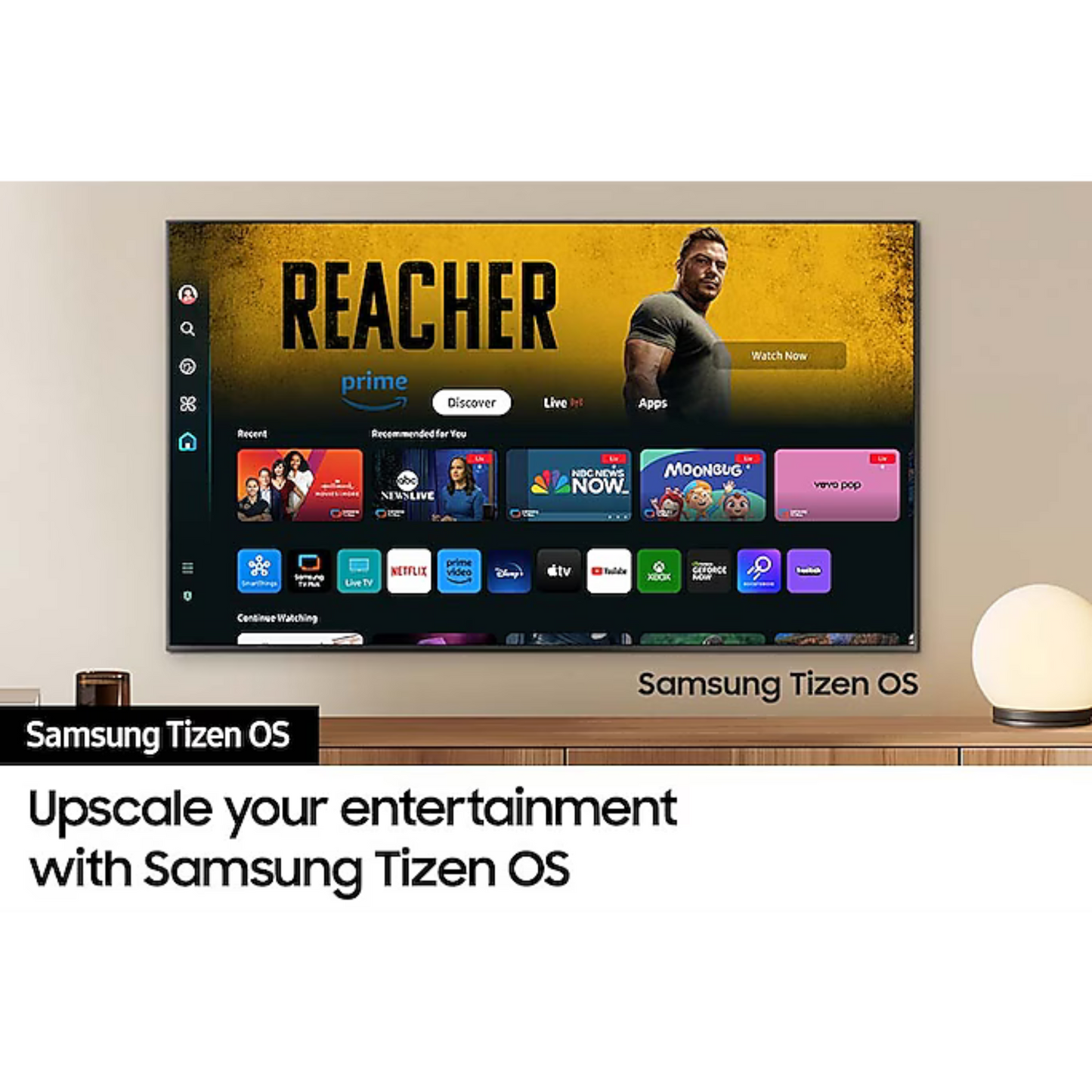 Samsung 98 inch Smart TV - 4K - 120Hz - 2024, 98DU9000