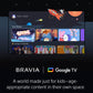 Sony 43 inch Smart Android TV - 4K, 43X80L