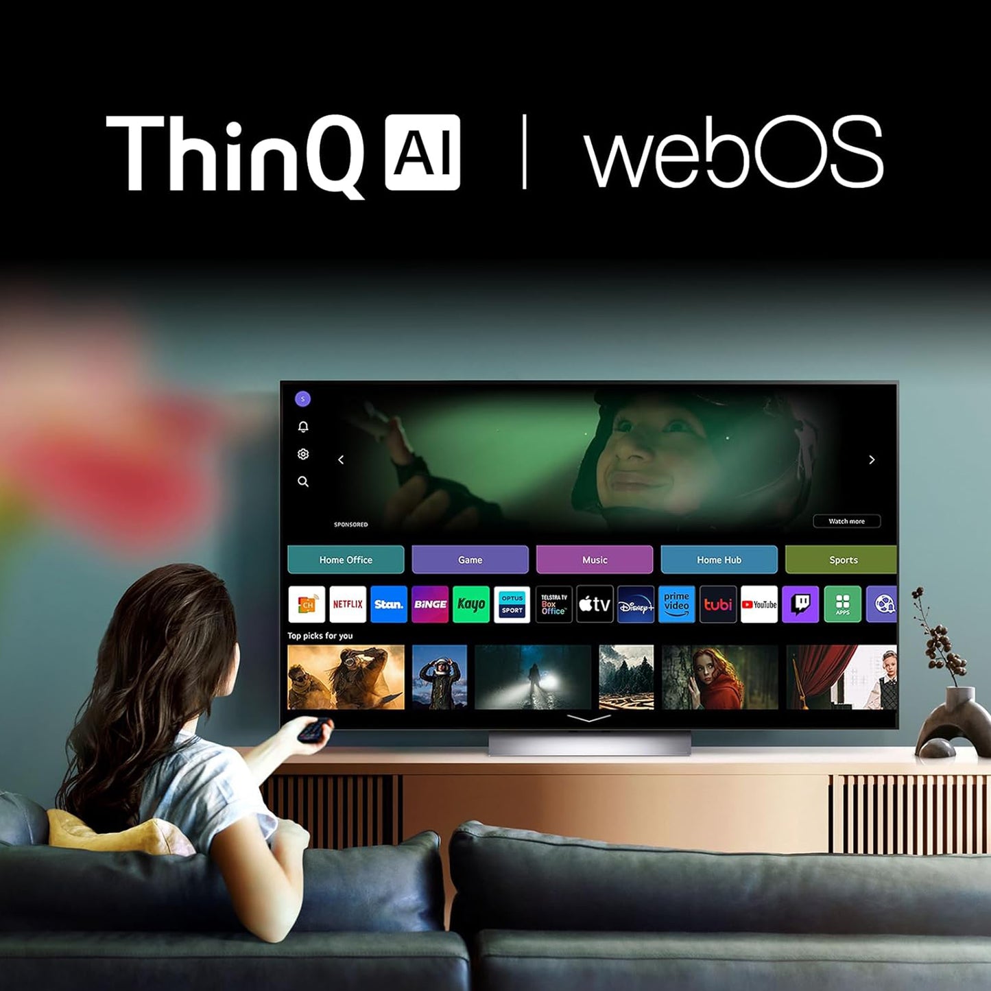 LG 43 inch Smart TV - 4K, 43UP75