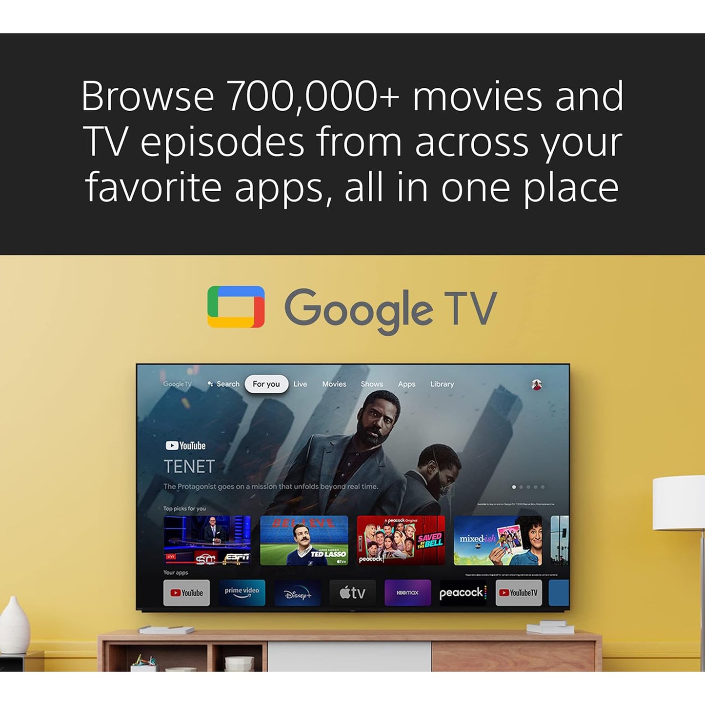 Sony 65 inch Smart Android TV - 4K - 120Hz, 65X95K