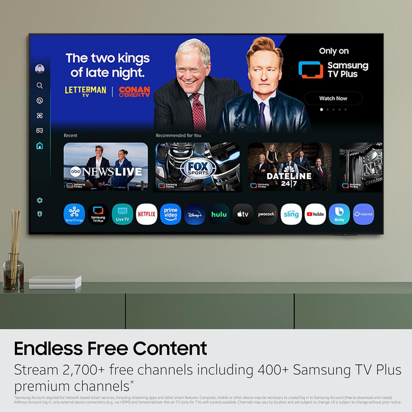 Samsung 55" Smart Neo QLED TV - 4K - 120Hz , - 55QN80F
