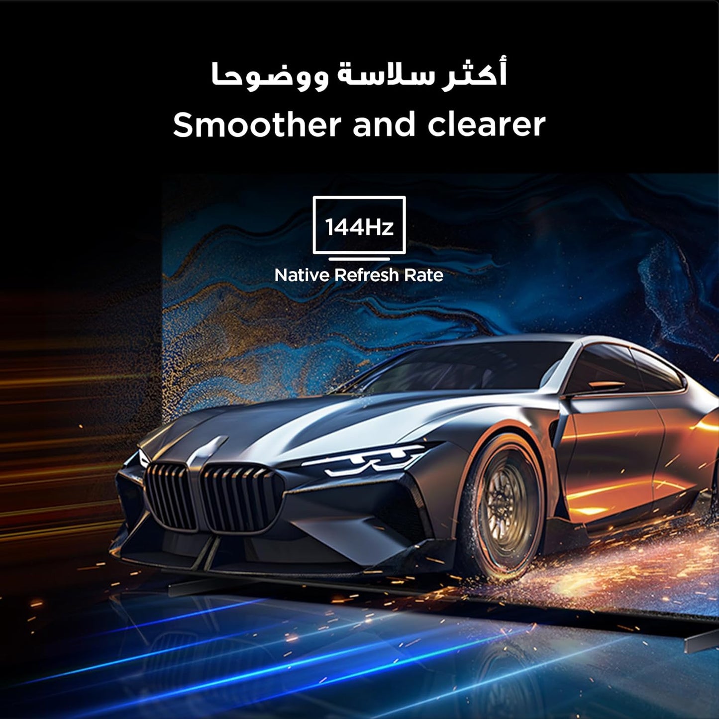 TCL 65 inch Android Smart QLED Mini LED TV - 4K - 144Hz, 65C6K