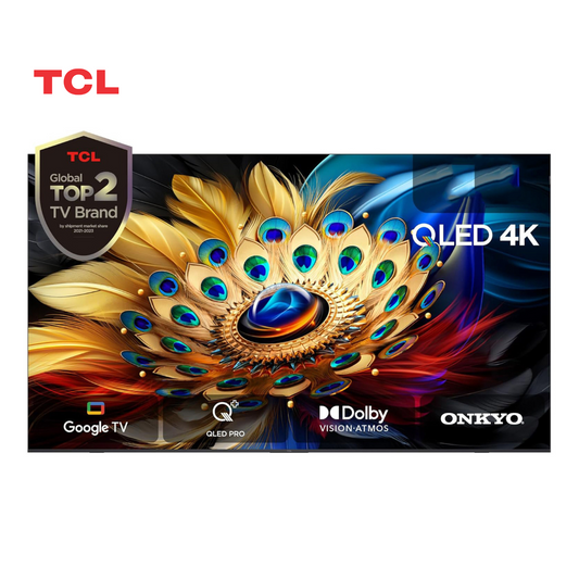 TCL 85 inch Android Smart QLED TV - 4K, 85C655