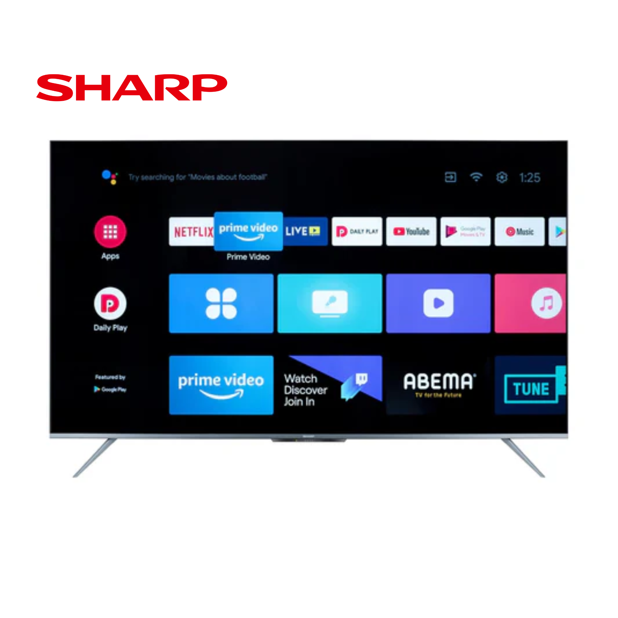 Sharp 55 inch Android Smart TV - 4K, 4T-C55DL6 – AlfaShop.ae