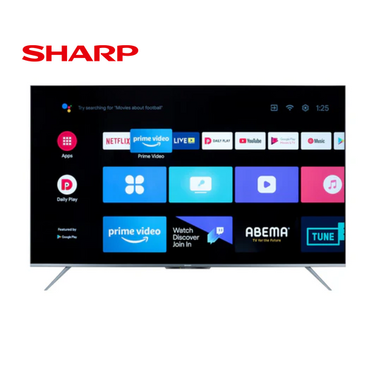 Sharp 55 inch Android Smart TV - 4K, 4T-C55DL6