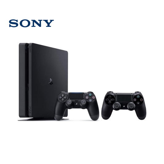 Sony Playstation 4 - 500 GB - Slim Version, PS4 (CUH-2000A B01) with 2 Controller