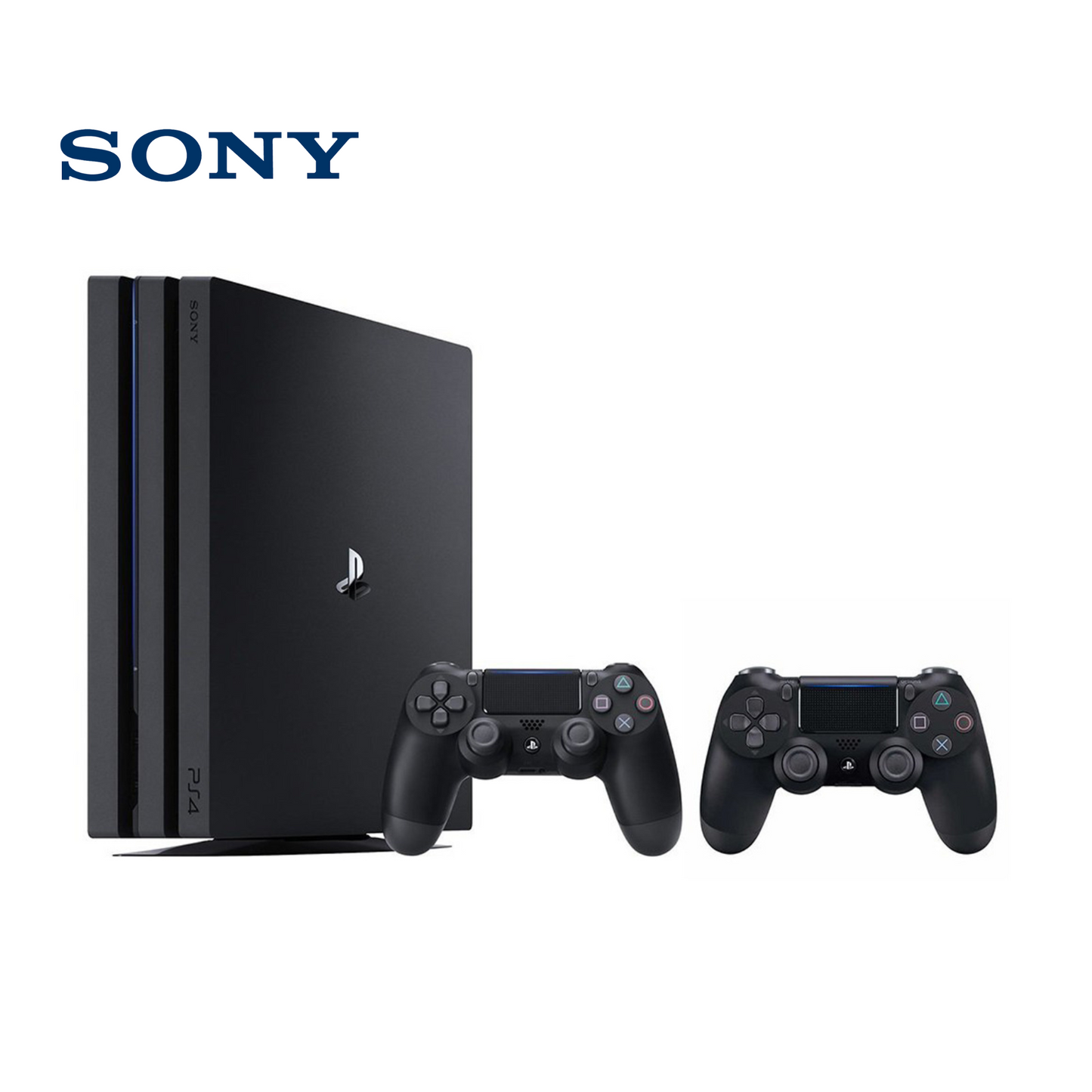 Sony Playstation 4 Pro - 1TB, PS4 (CUH-7000A B01) with 2 Controller