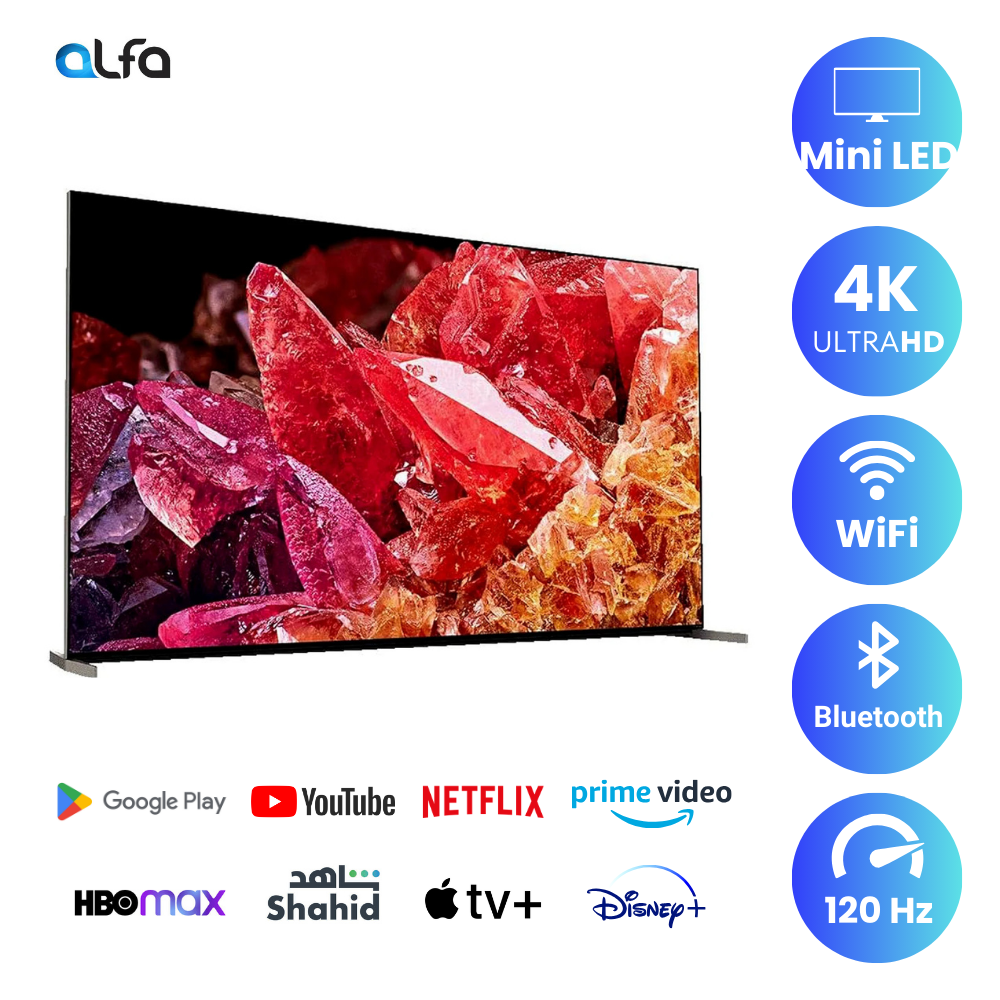 Sony 75 inch Smart Android TV - 4K - 120Hz, 75X95K