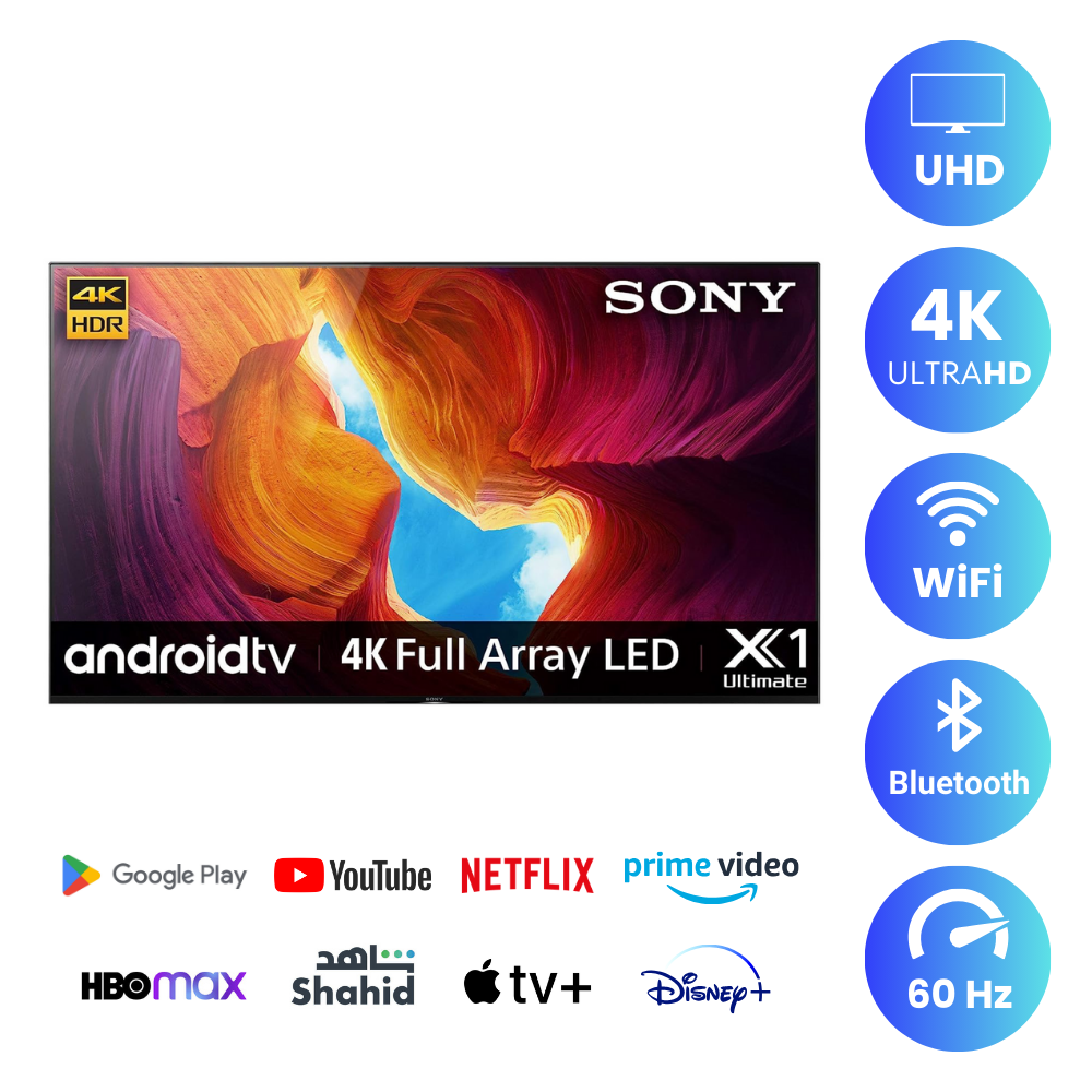 Sony 75 inch Smart Android TV - 4K, 75X9000F