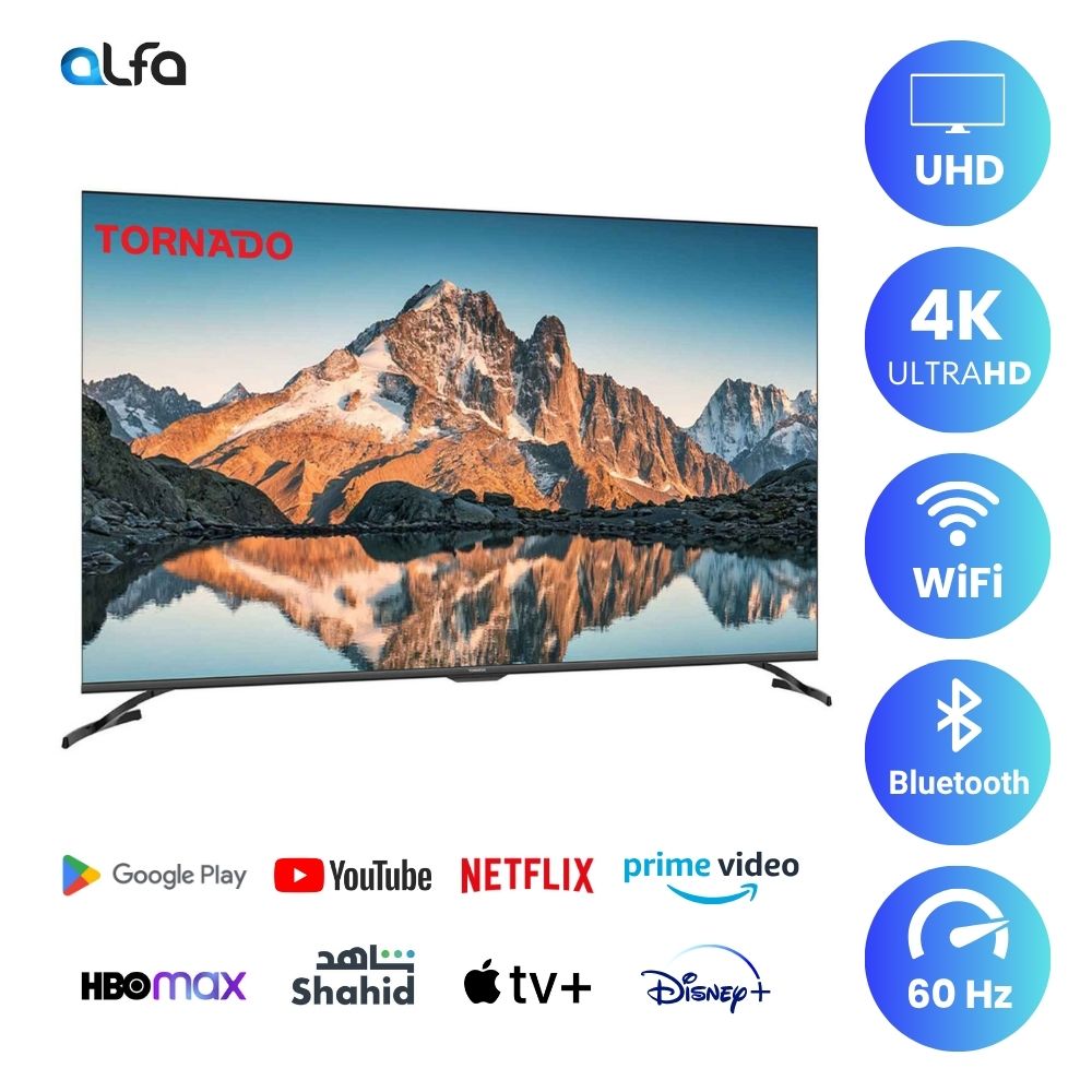 Tornado 65 inch Android Smart TV - 4K, 65UA3400G