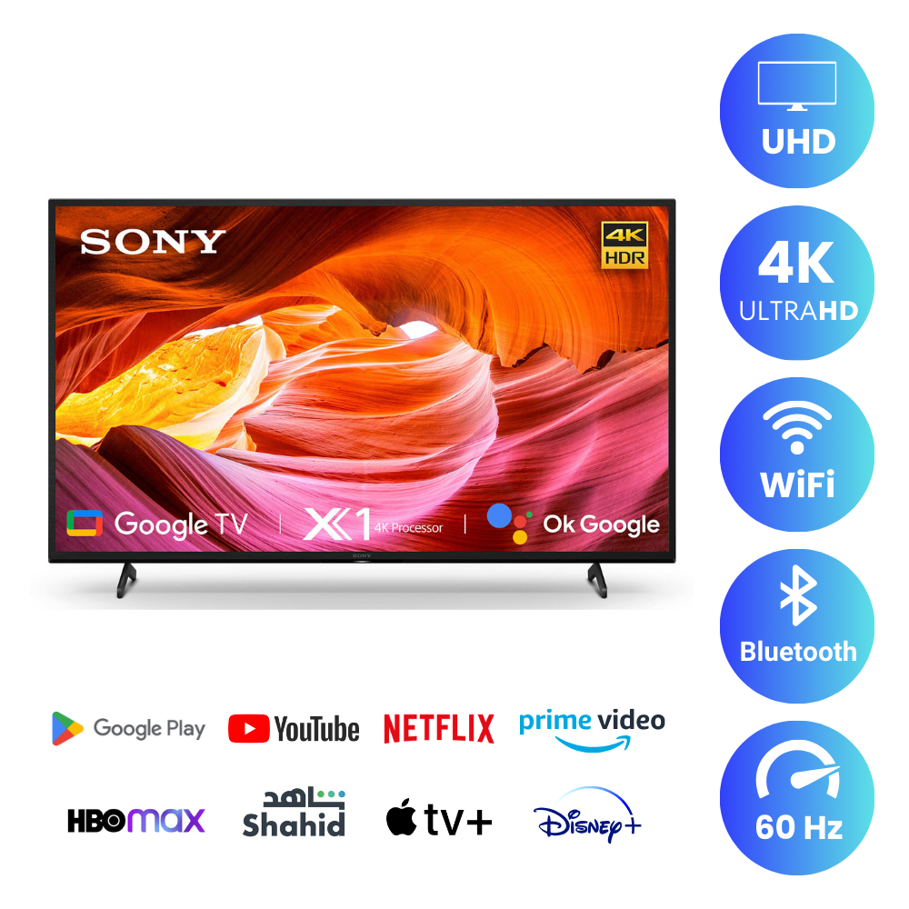 Sony 55 inch Smart Android TV - 4K, 55X75K