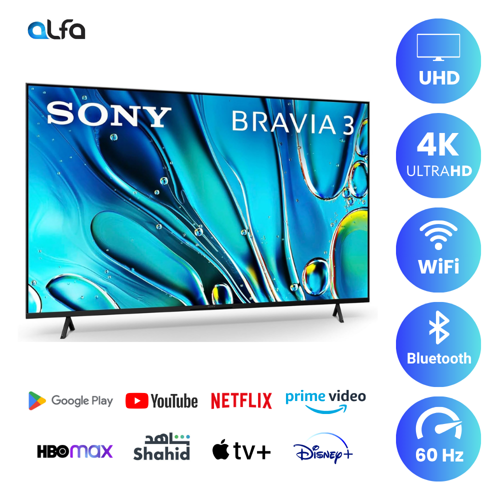 Sony 50 inch Bravia 3 Android Smart TV - 4K, 50S30
