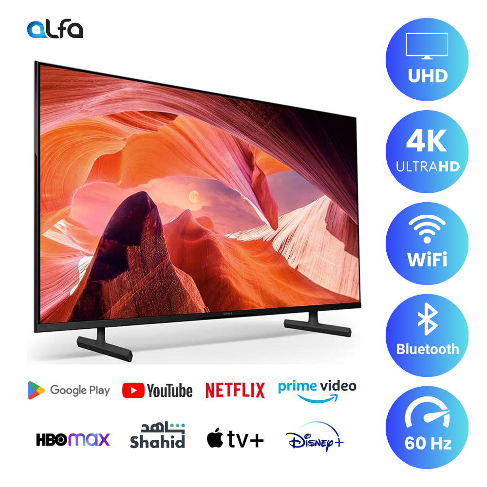 Sony 55 inch Smart Android TV - 4K, 55X80L