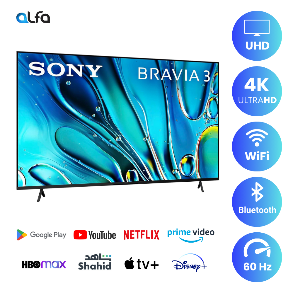 Sony 43 inch Bravia 3 Android Smart TV - 4K, 43S30