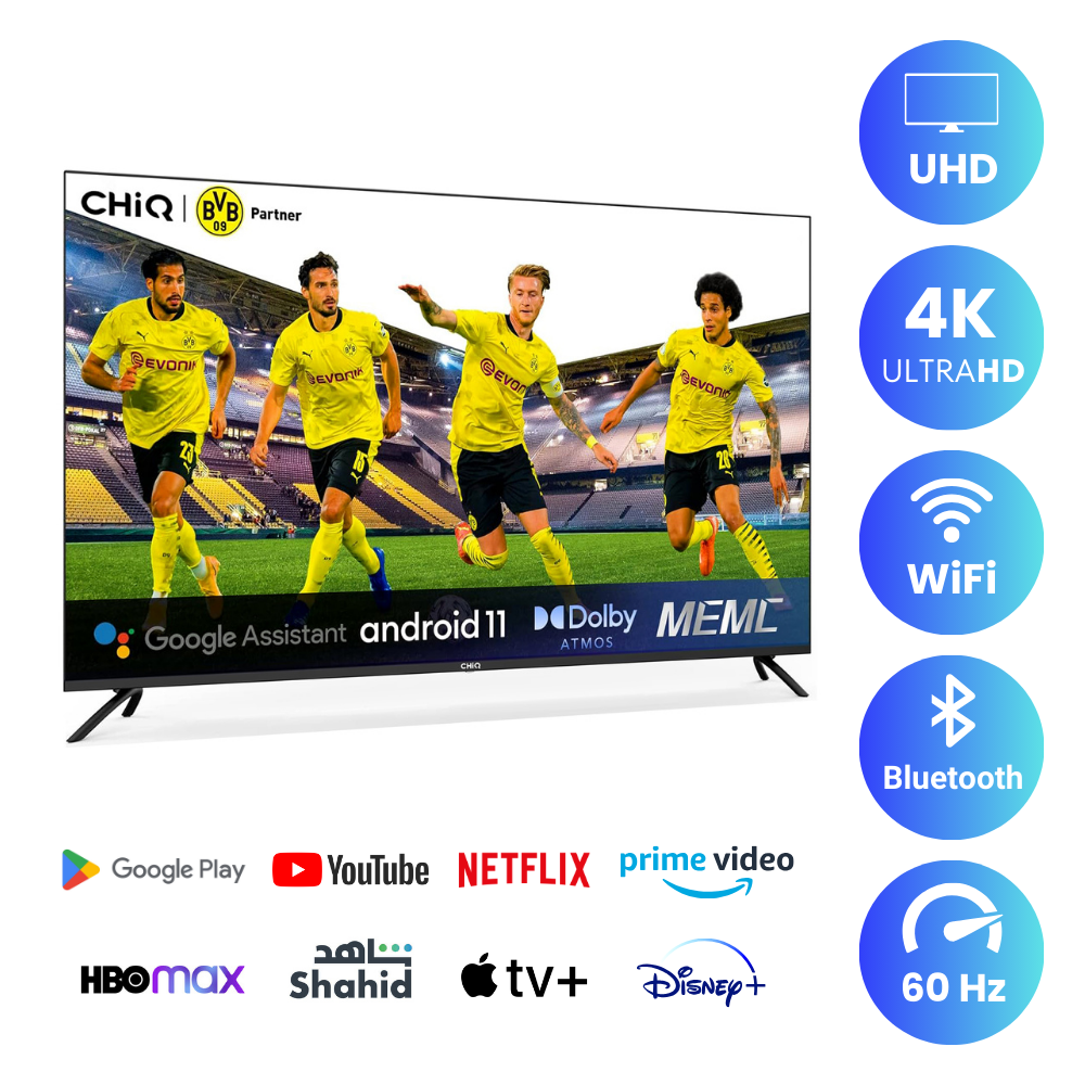 ChiQ 65 inch Android Smart TV - 4K, U65G7P