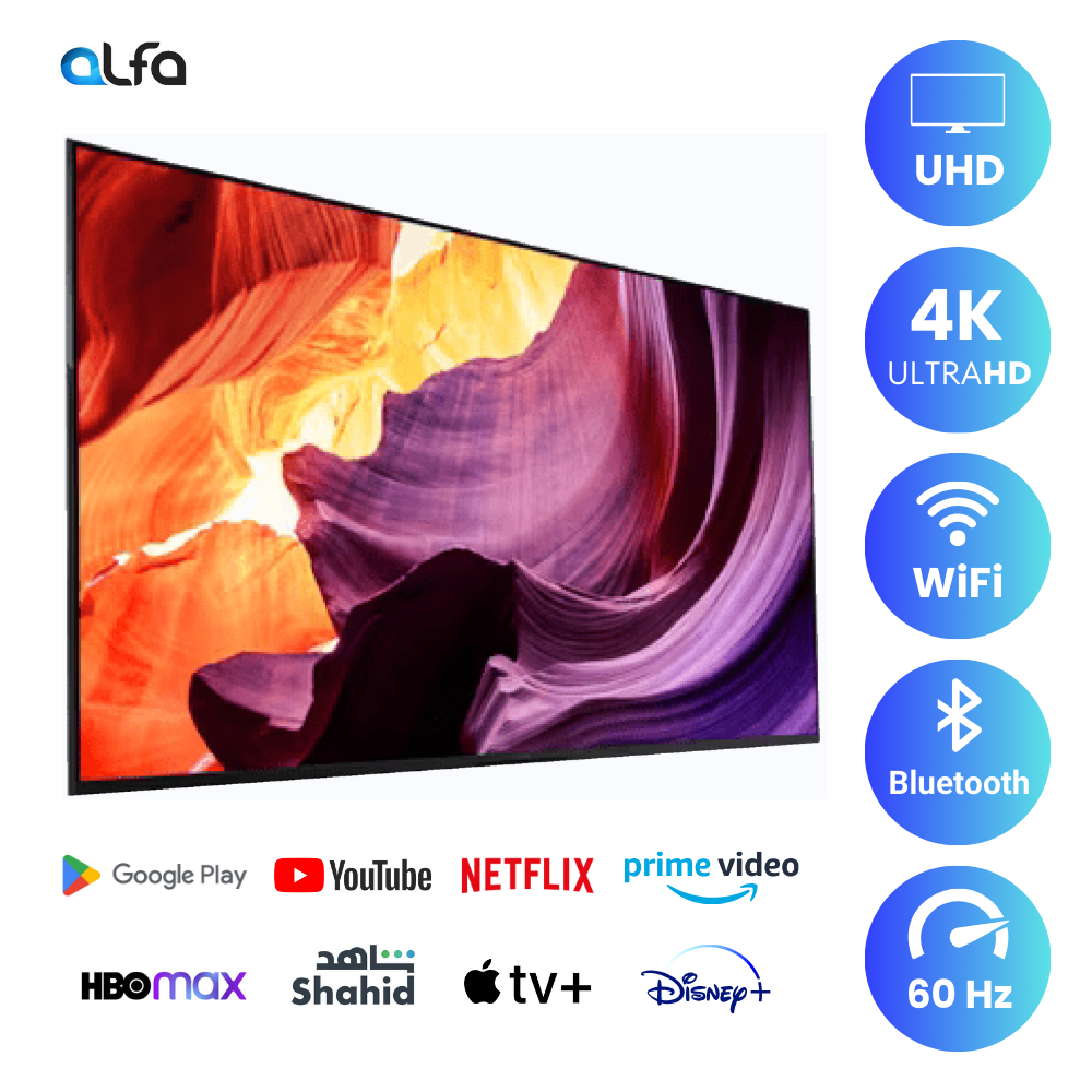 Sony 75 inch Smart Android TV - 4K, 75X80K
