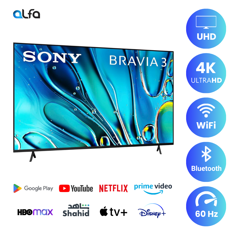 Sony 50 inch Bravia 3 Android Smart TV - 4K, 50S30