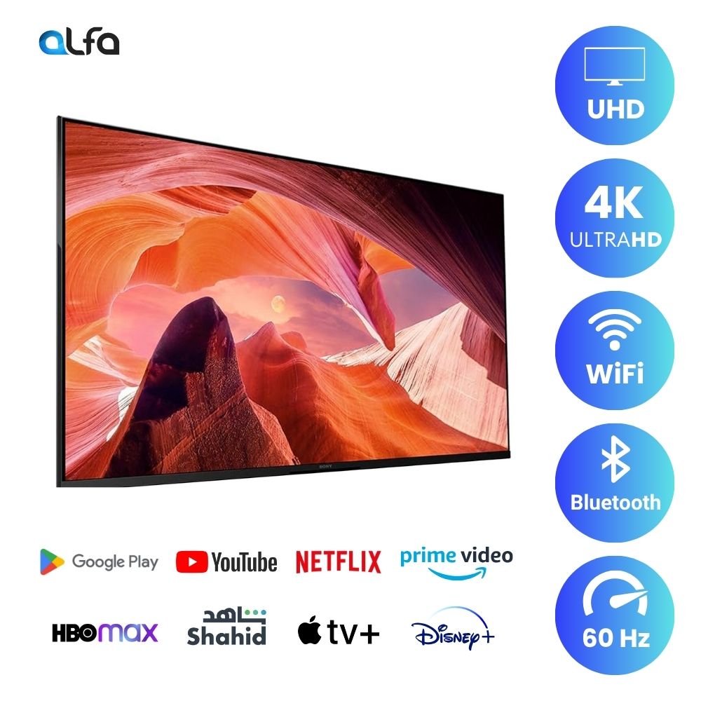 Sony 43 inch Smart Android TV - 4K, 43X80L