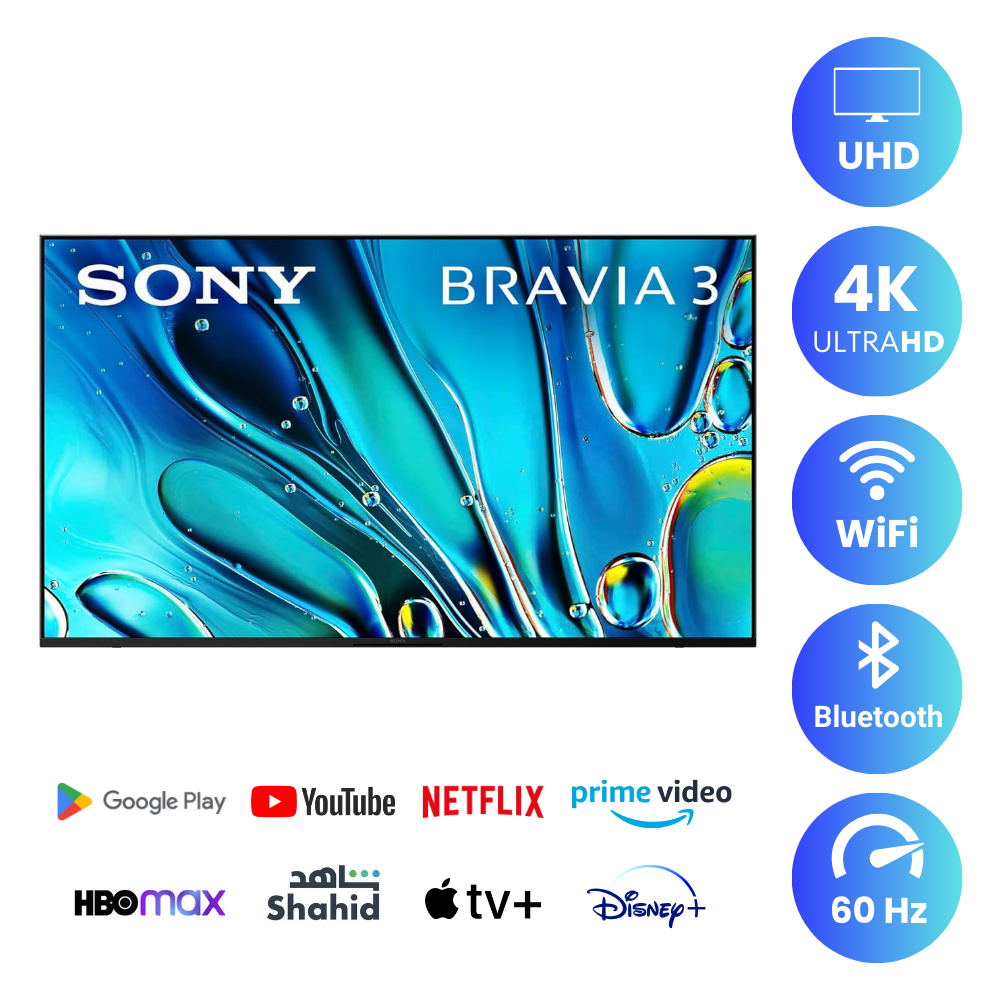 Sony 85 inch Bravia 3 Android Smart TV - 4K, 85S30