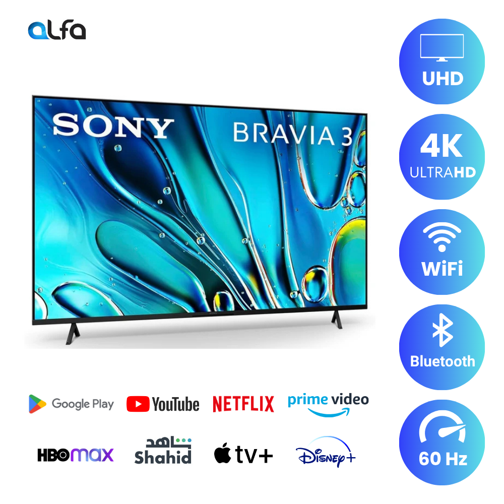 Sony 65 inch Bravia 3 Android Smart TV - 4K, 65S30