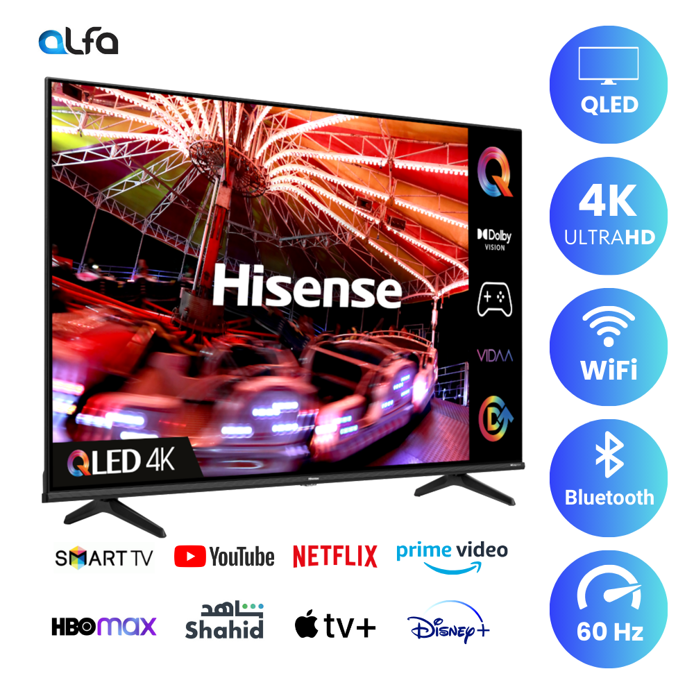 Hisense 65 inch Smart QLED TV- 4K, 65E78HQ