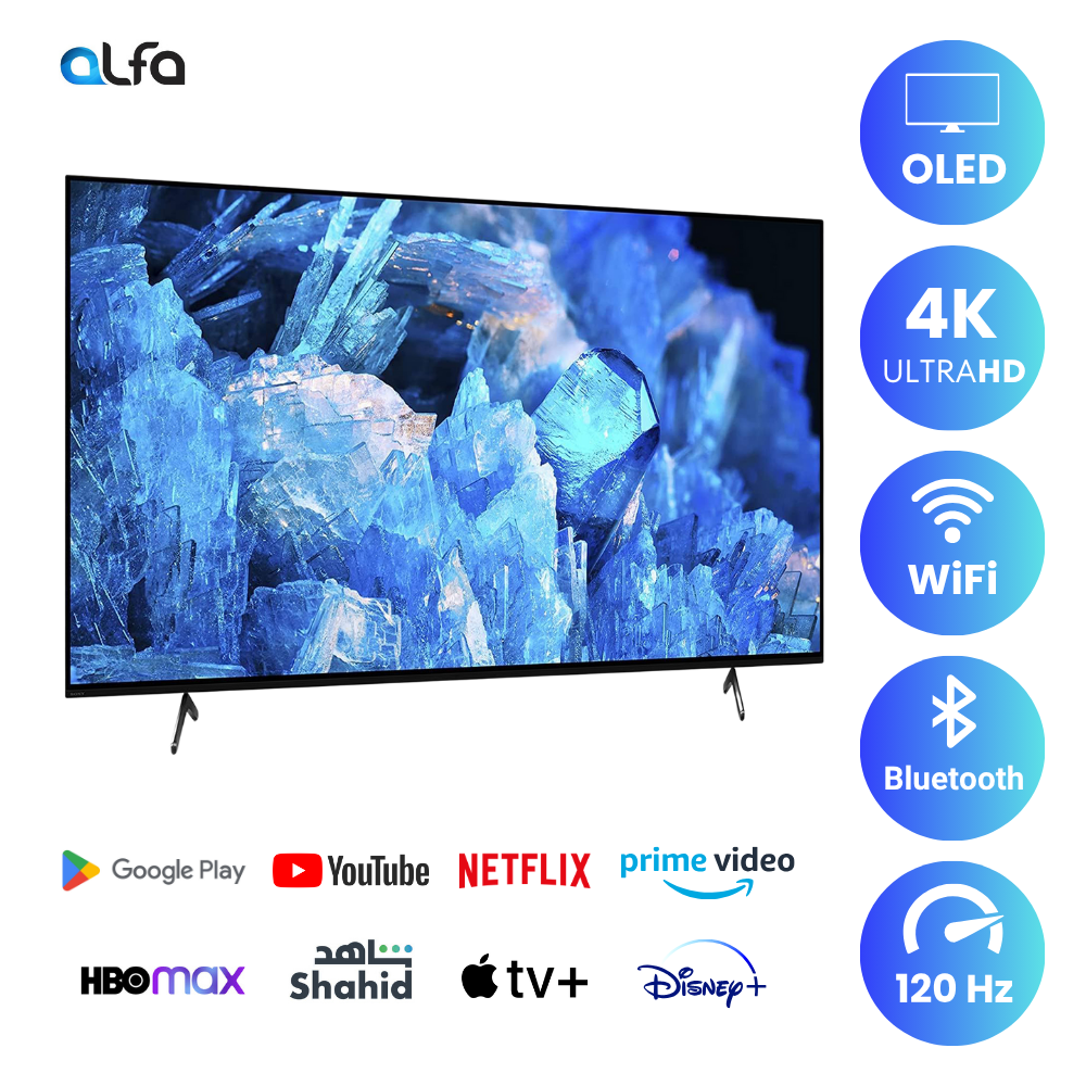 Sony 55 inch Android Smart OLED TV - 4K - 120Hz, 55A75K