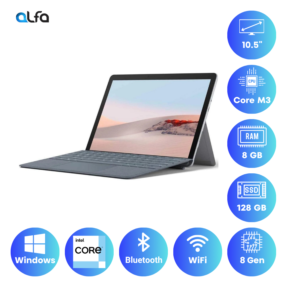 Microsoft Surface Go 2 – 10.5" – Core M3 - 8GB RAM - 128GB SSD