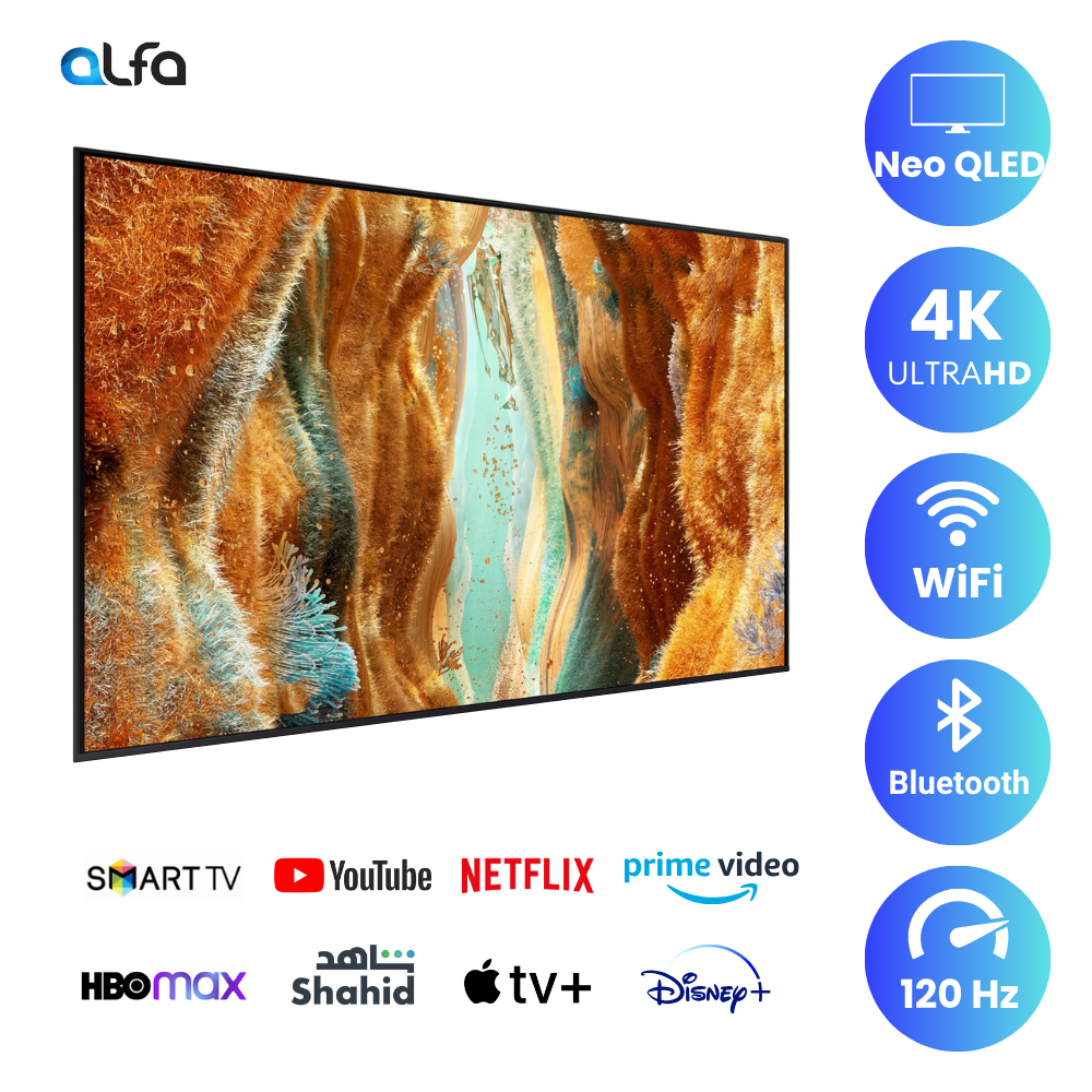 Samsung 65 inch Smart Neo QLED TV - 4K - 120Hz, 65QN70F