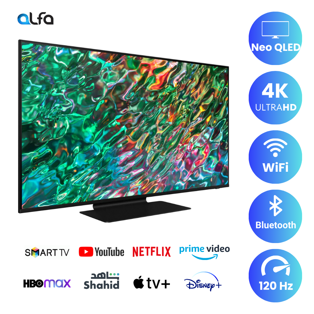 Samsung 85 inch Smart Neo QLED TV - 4K, 85QN90B