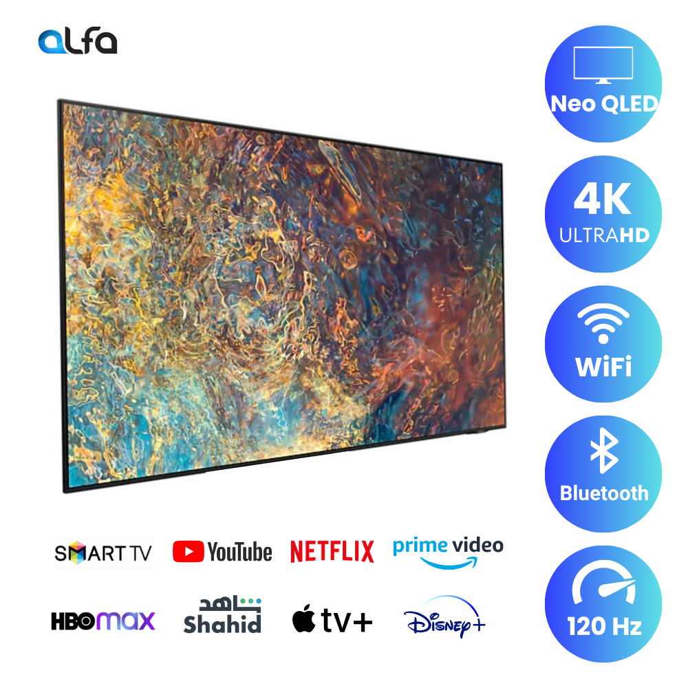 Samsung 98 inch Smart Neo QLED TV - 4K, 98QN90A