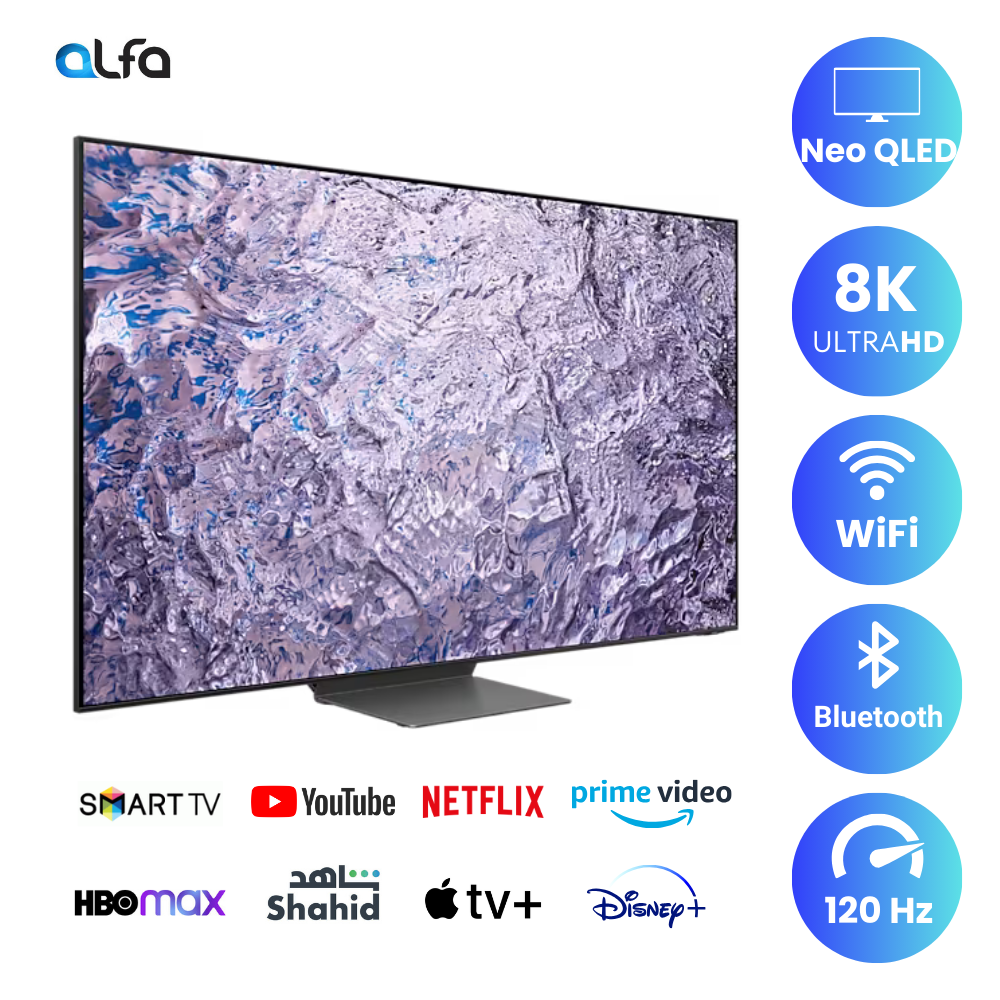 Samsung 85 inch Smart Neo QLED TV - 8K, 85QN800C