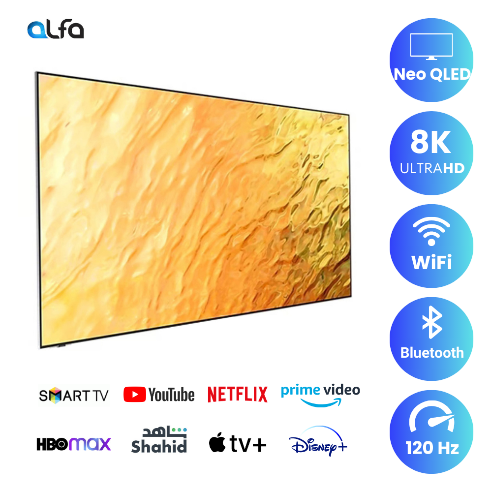Samsung 75 inch Smart Neo QLED TV - 8K, 75QN800B