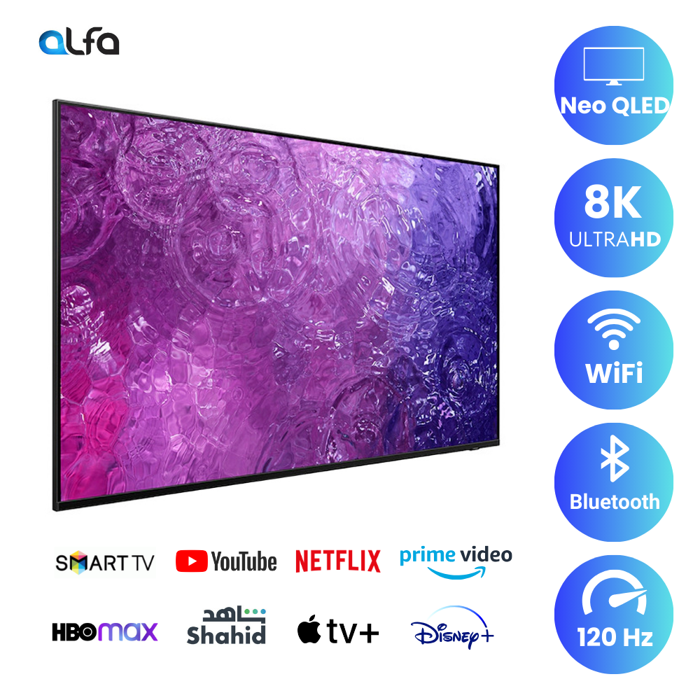 Samsung 85 inch Smart Neo QLED TV - 4K, 85QN90C