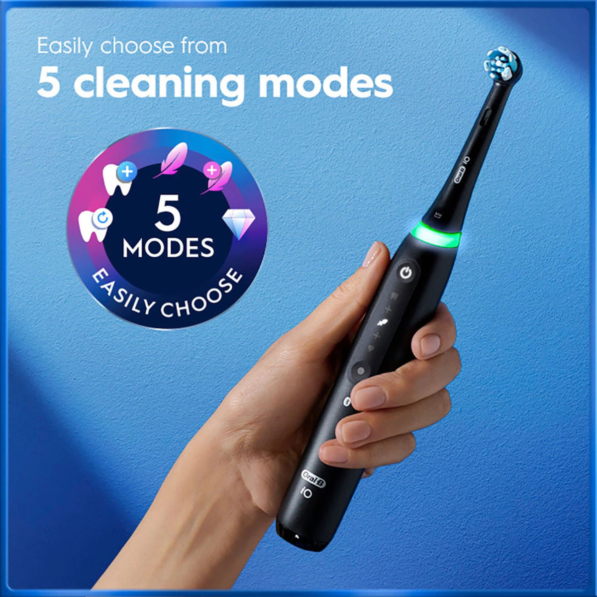 Oral-B iO Series 5 Electric Toothbrush, Matte Black - IOSERIES5BL