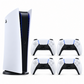 Sony PlayStation 5 Gaming Console Fat – Digital Edition with 4 Controllers, PS5