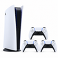 Sony PlayStation 5 Gaming Console Fat – Digital Edition with 3 Controllers, PS5