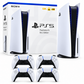 Sony PlayStation 5 Gaming Console Fat – Disc Edition with 4 Controllers, PS5